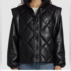 Pistola Black Quilted Puffer Jacket